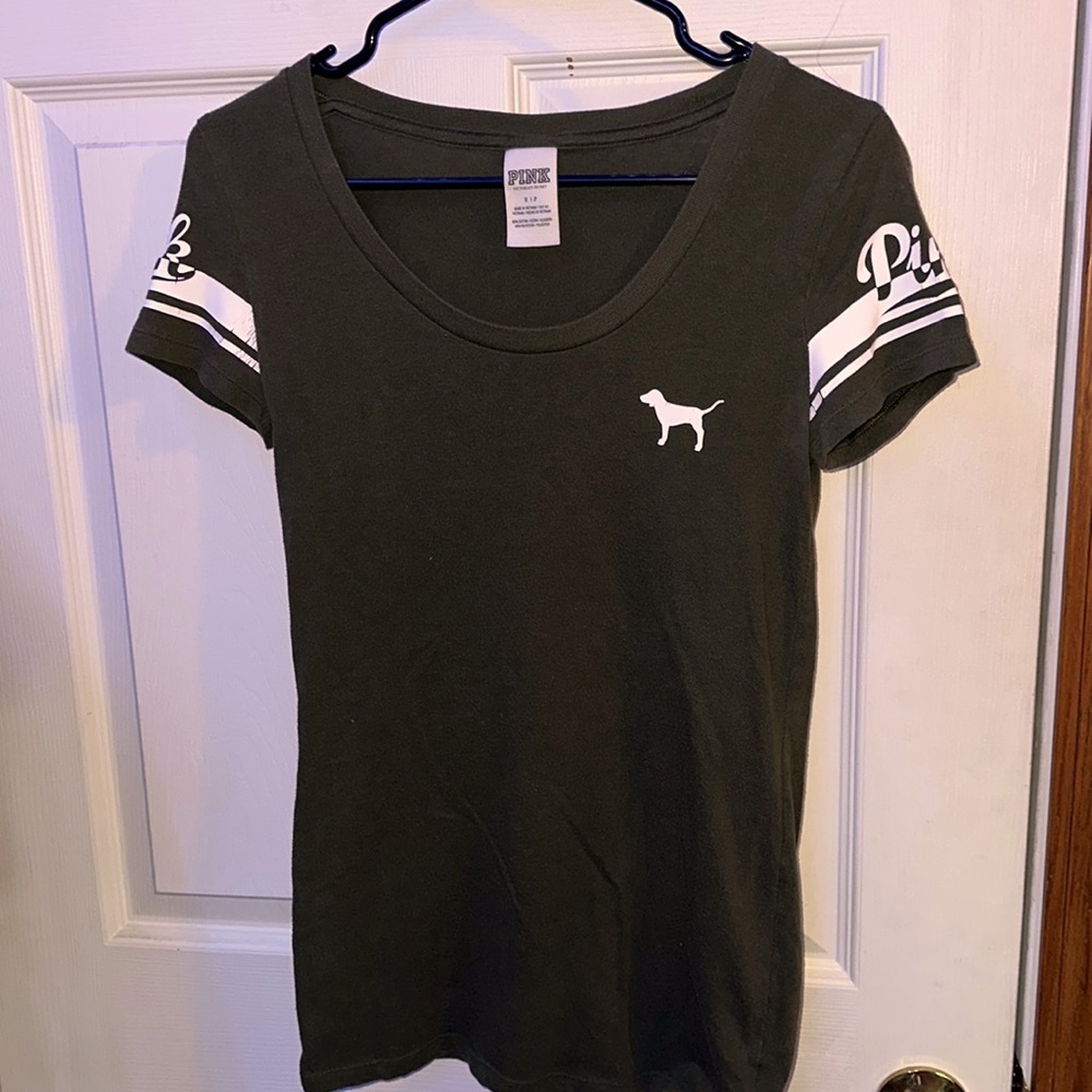 Olive PINK Victoria Secret Tee!